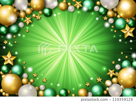 聖誕節背景,裝飾品,綠色,爆裂,可愛,插圖,水平 聖誕節背景,裝飾品,綠色,爆裂,可愛,插圖,水平 119359129