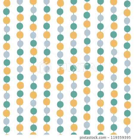 Vector seamless pattern with garland of circles Vector seamless pattern with garland of circles 119359395