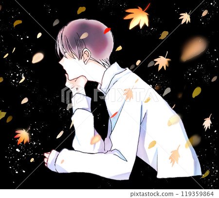 多愁善感的人落葉 119359864