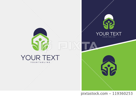 Healthy house physical therapy icon logo design vector template Healthy house physical therapy icon logo design vector template 119360253