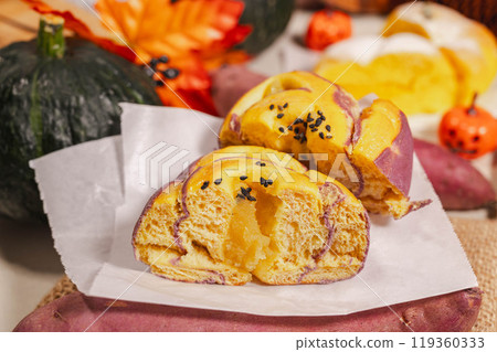 Sweet potato bread 119360333