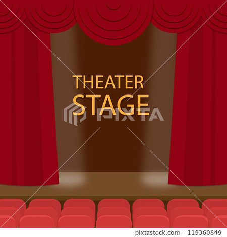 Theater stage background Theater stage background 119360849