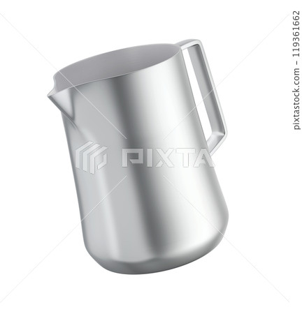 Silver milk frothing pitcher 119361662