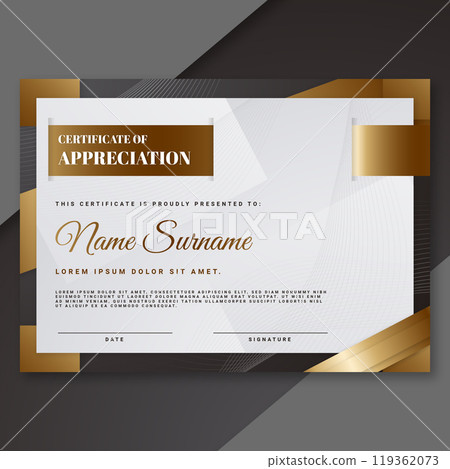 Elegant certificate template Elegant certificate template 119362073