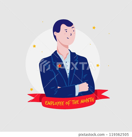 Employee of the month concept 119362505
