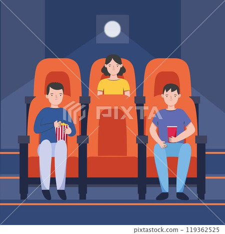 Social distancing measures in movie theaters 119362525