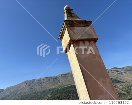 Old castle observation tower Old castle observation tower 119363132