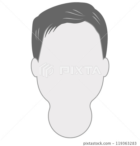 Male business icon, faceless silhouette, office worker Male business icon, faceless silhouette, office worker 119363283