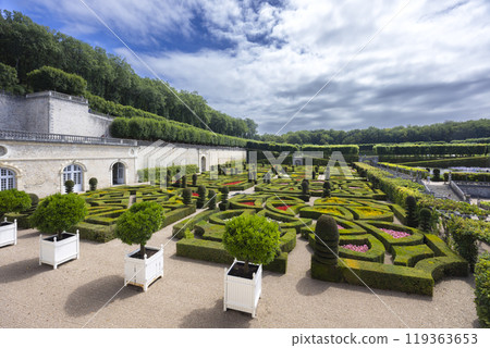Chateau de Villandry, UNESCO World Heritage Site, Villandry, Indre-et-Loire, Pays de la Loire, France 119363653