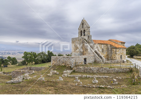 Church of Santa Maria de Retortillo (Iglesia de Santa Maria), Juliobriga, Campoo de Enmedio, Matamorosa, Cantabria, Spain Church of Santa Maria de Retortillo (Iglesia de Santa Maria), Juliobriga, Campoo de Enmedio, Matamorosa, Cantabria, Spain 119364215