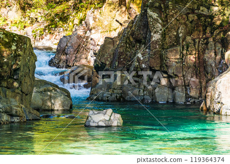 [長野縣] 阿泰拉谷、六壇瀑布附近 119364374