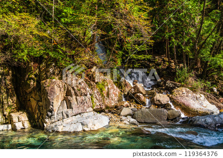 [長野縣] 阿泰拉谷、六壇瀑布附近 119364376