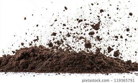 Flying soil material 119365791