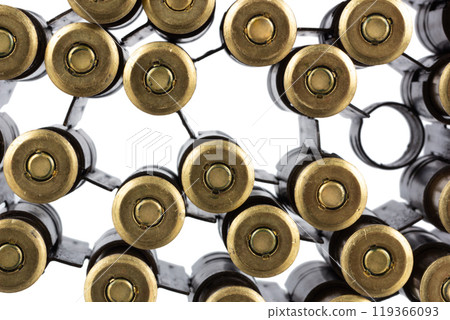 Machine Gun Ammo Belt with Ammunition 119366093