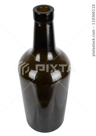 Antique retro brown glass bottle 119366118