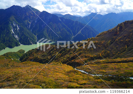 從大觀峰眺望的秋景 119366214