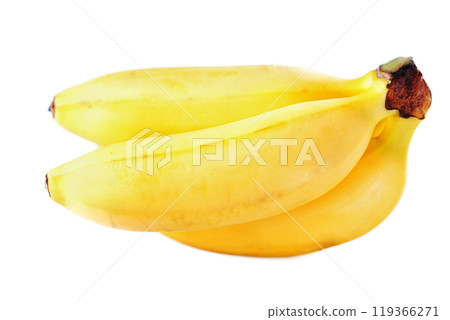 Bunch of Bananas Isolated on White Background 119366271