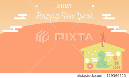 2025 Year of the Snake - New Year's illustrations of zodiac plaques 2025 Year of the Snake - New Year's illustrations of zodiac plaques 119366523