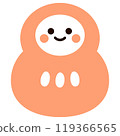 Cute Daruma illustration 119366565