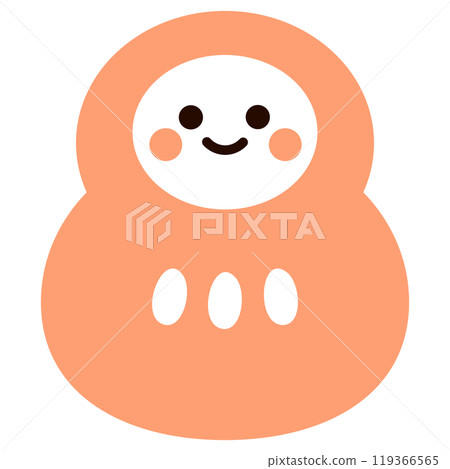可愛的達摩插圖 可愛的達摩插圖 119366565