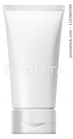 Body product tube blank mockup. Gel package 119366599