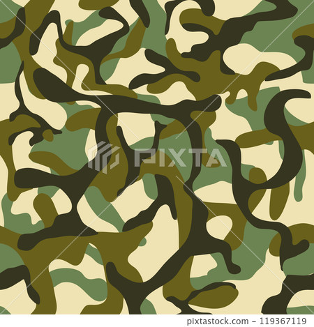 Military pattern. Camouflage color texture. Textile print 119367119