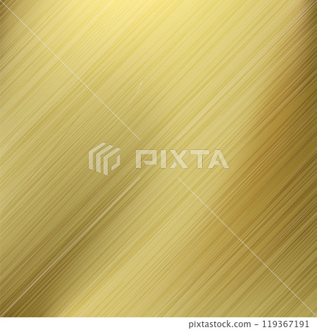 Gold surface with metal scratched texture. Shiny material Gold surface with metal scratched texture. Shiny material 119367191