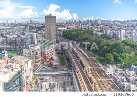 [Daytime] Streets around Oji Station [Kita-Topia Observation Lobby] 119367660