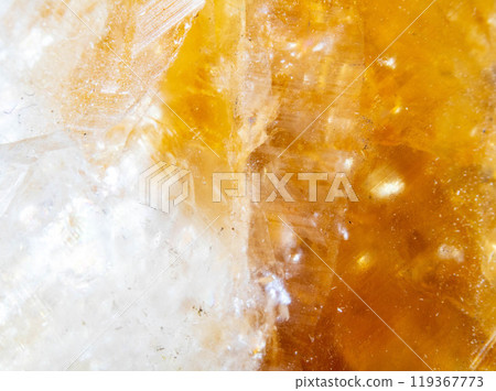 Close Up of a Healing Crystal Shiny Gemstone Precious Jewels 119367773