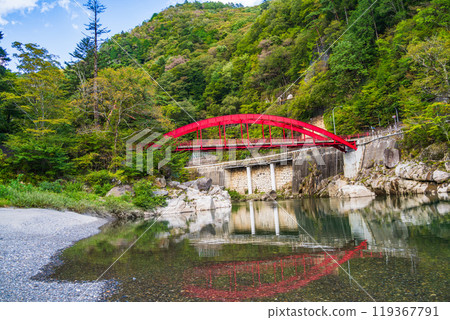 [Nagano Prefecture] Kiso Bridge (under the red iron bridge, at the stone wall) 119367791