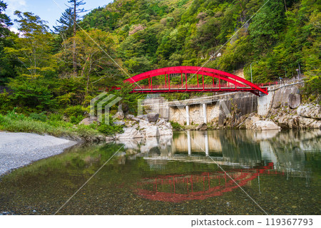 [Nagano Prefecture] Kiso Bridge (under the red iron bridge, at the stone wall) 119367793