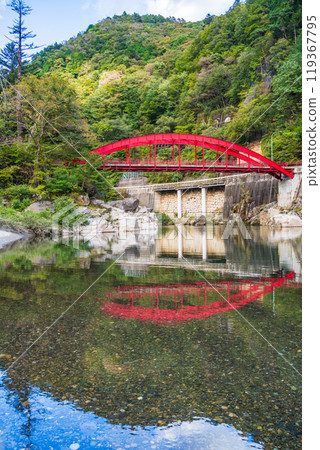 [Nagano Prefecture] Kiso Bridge (under the red iron bridge, at the stone wall) 119367795