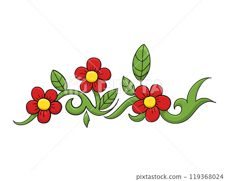 Flower vector illustration 119368024