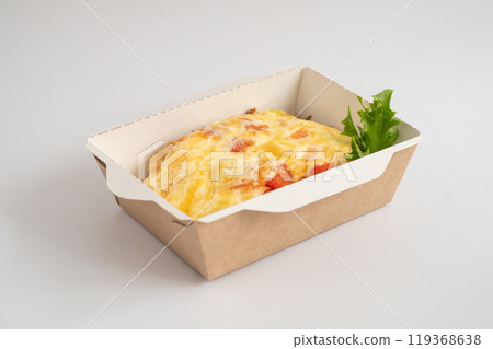Takeout Meal in Eco-Friendly Containers 119368638