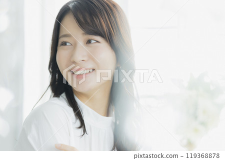 年輕女性，肖像，美的形象 119368878