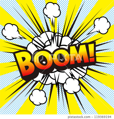 American comic book style speech bubble_BOOM! 119369194