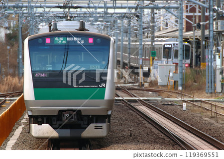 [JA] Saikyo Line E233 series train (direct Sotetsu Line: bound for Ebina) 119369551