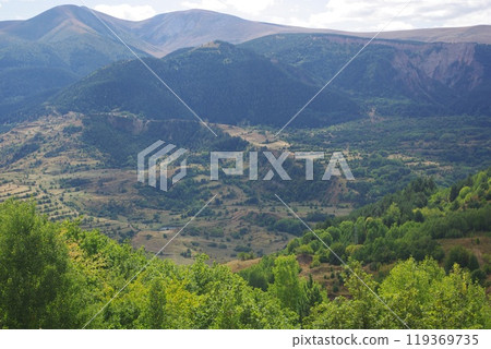 Eastern Turkey region Anatolia. Taurus mountain. Highway through central Anatolia, Taurus Mountains Eastern Turkey region Anatolia. Taurus mountain. Highway through central Anatolia, Taurus Mountains 119369735