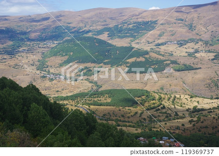Eastern Turkey region Anatolia. Taurus mountain. Highway through central Anatolia, Taurus Mountains Eastern Turkey region Anatolia. Taurus mountain. Highway through central Anatolia, Taurus Mountains 119369737