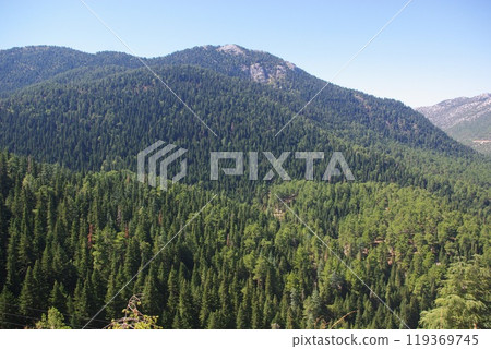 Turkey region Anatolia. Taurus mountain. Highway through central Anatolia, Taurus Mountains 119369745