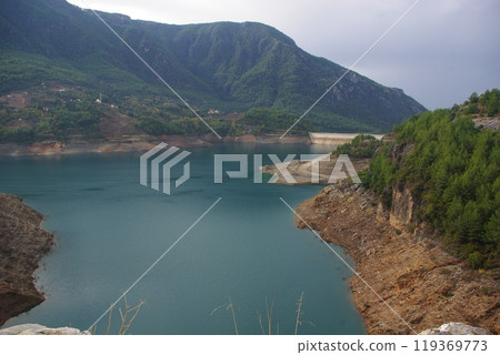 Southern Turkey, region Anatolia. Alanya, Antalya privince. Dim River National park and canyon. Taurus Mountains 119369773