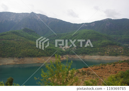 Southern Turkey, region Anatolia. Alanya, Antalya privince. Dim River National park and canyon. Taurus Mountains 119369785