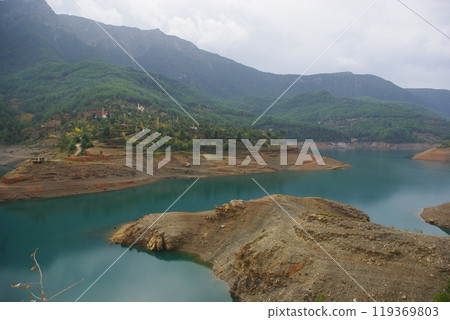 Southern Turkey, region Anatolia. Alanya, Antalya privince. Dim River National park and canyon. Taurus Mountains 119369803