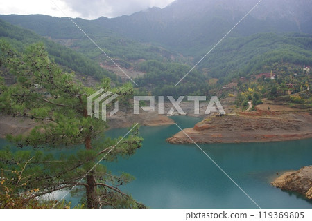 Southern Turkey, region Anatolia. Alanya, Antalya privince. Dim River National park and canyon. Taurus Mountains 119369805