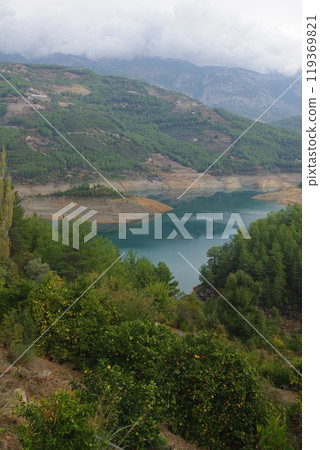 Southern Turkey, region Anatolia. Alanya, Antalya privince. Dim River National park and canyon. Taurus Mountains 119369821