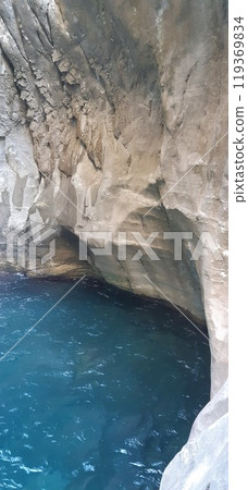 South Turkey region Anatolia. Sapadere canyon and waterfall. National park, Mediterranean. Taurus Mountains 119369834