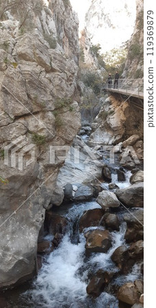 South Turkey region Anatolia. Sapadere canyon and waterfall. National park, Mediterranean. Taurus Mountains South Turkey region Anatolia. Sapadere canyon and waterfall. National park, Mediterranean. Taurus Mountains 119369879