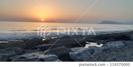 Coast of Alanya, Antalya. Mediterranean Sea. South of Turkey 119370000