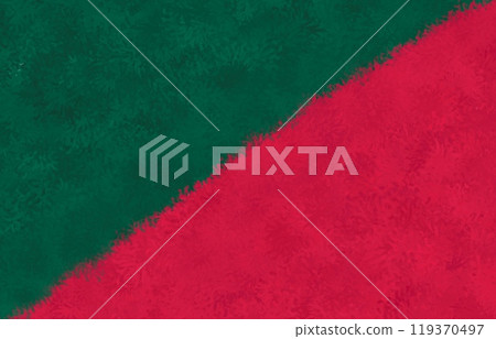 聖誕節、義大利、墨西哥圖像配色綠色與紅色抽象筆畫背景設計 119370497