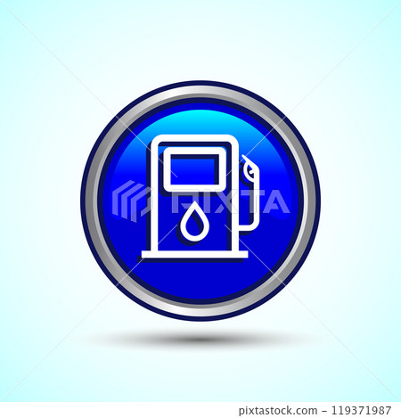 Fueling Sign Icon Design Illustration, Fuel Icon For Apps and Websites, Button Design Fueling Sign Icon Design Illustration, Fuel Icon For Apps and Websites, Button Design 119371987